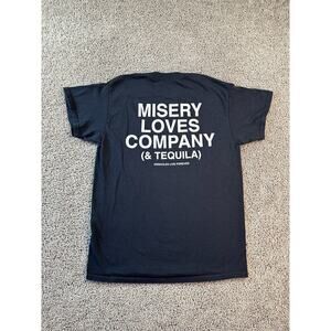 A**hole Live Forever ALF Shirt Mens Medium Black Misery Loves Company Tequila